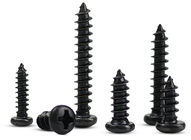 Black Oxide Self Tapping Screws Phillips Drive For Engineering Equipment DIN 7981