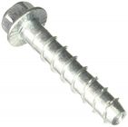 Zinc Plated Concrete Fixing Screws , Stainless Steel Hex Head Cap Screws For Masonry
