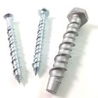 Zinc Plated Concrete Fixing Screws , Stainless Steel Hex Head Cap Screws For Masonry