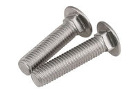 Dome Head Carriage 304 Stainless Steel Screws , Mushroom Head Square Neck Bolts