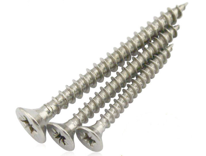 6mm 14g A4 MARINE GRADE STAINLESS STEEL FULLY THREADED CHIPBOARD WOOD SCREWS