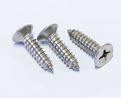 Heavy Duty Round Head No 6 Self Tapping Screws , A4 Stainless Steel Bolts Grade 8.8