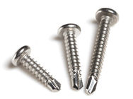 Ss 410 304 316 Fine Metric Thread  Self Drilling Screws , Polish Sheet Metal Fasteners