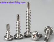 Ss 410 304 316 Fine Metric Thread  Self Drilling Screws , Polish Sheet Metal Fasteners