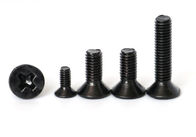 DIN965 Undercut Metric Black  Stainless Steel Flat Head Bolts Used With Nuts In Wood