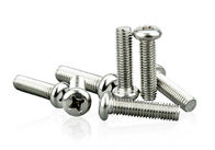 Metric Small Thread Forming White Stainless Steel Trim Screws Fasten Metal Parts Together