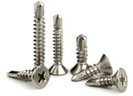 Particle Board Decorative Self Threading Metal Screws For Thick Steel Right Hand Threads
