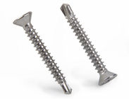 Stainless Steel Phillips Drive Self Drilling Screws CSK Head, Flat Head Screw With Drill Point