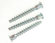 Pozi Drive Furniture Stainless Steel Screws , 7mm X 50mm Confirmat Cabinet Connecting Screws