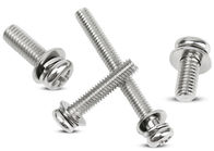 Hex Head Cylinder Head M4 M6 Stainless Steel Sems Screws By Internal Tooth Washer