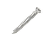 7.5 X 120mm Concrete Frame Stainless Steel Screws Perfect For Windows Doors Plain