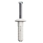 1/4 &quot; X 3/4 &quot; Nylonmushroom Head Concrete Anchors With Stainless Steel Screw In Drywall