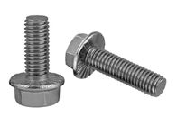 Carbon Steel Alloy Steel Slotted Hex Head Bolts , #12 - 24 M10 Phillips Hex Flange Screw