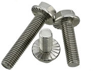 Carbon Steel Alloy Steel Slotted Hex Head Bolts , #12 - 24 M10 Phillips Hex Flange Screw
