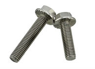 DIN6921 Plain Finish Bicycle Hex Head Bolts ,  3/8 '' ~ 3/4 '' Bed Frame Fasteners