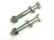 Polished Heavy 3 Inch M5 M6 M10 Copper Hex Bolts  For Coach DIN933 Stainaless Steel