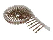 Collated Plastic Strip Bugle Head Drywall Screws To Wood Gray Phosphate #  6 X 1-1/4 &quot;