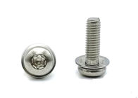 SUS304 SUS316 Socket Cap Sems Screw External / Internal Tooth Lockwashers And Flat Washer