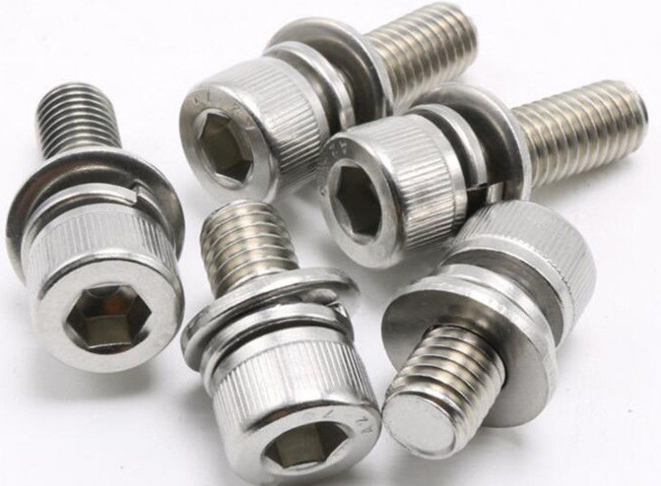 6.8 8.8 2.9 Stainless Steel Washer Head Wood Screws M3 X 6mm ~ M10 X 100mm DIN912