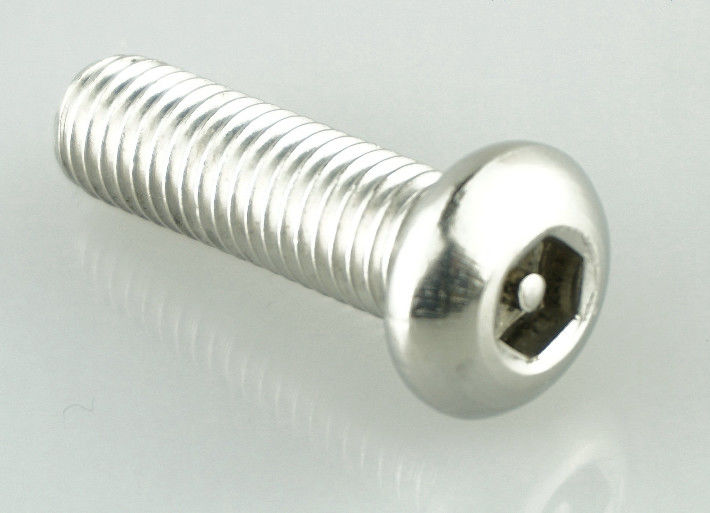 Button Head Hex Socket Security Stainless Steel Dome Head Screws Case Hardened Steel