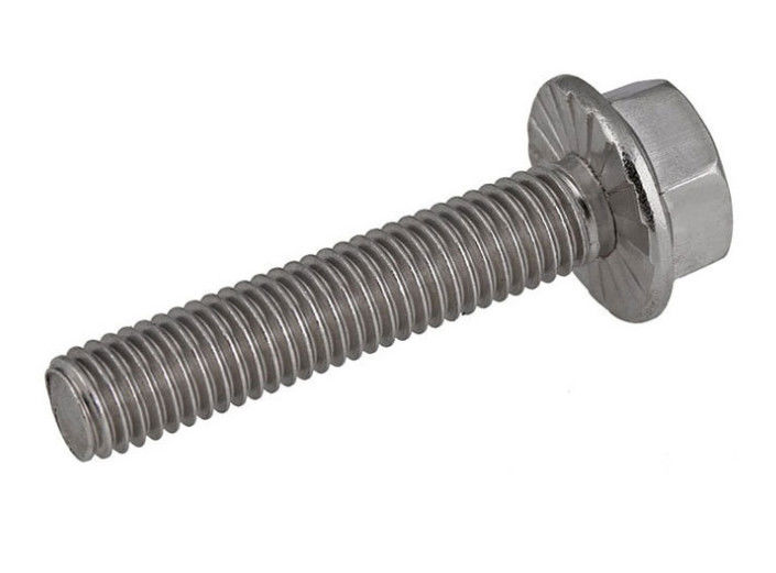 Right Hand Thread Integral Square Drive Serrated Flange Bolt With Washer 25mm ~  200mm